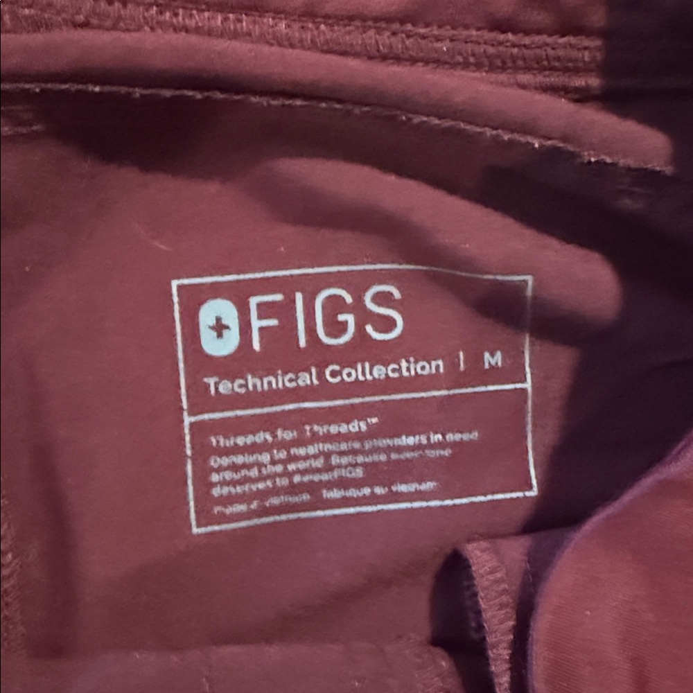 Figs Maroon Technical Joggers - image 2